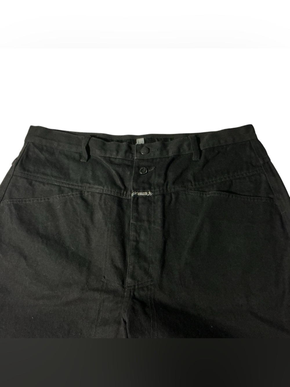 Vintage Marithe Francois Girbaud Men Black Denim Shorts - Picture 5 of 11
